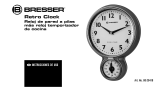 Bresser MyTime Stainless Steel Retro Kitchen Clock & Timer El manual del propietario