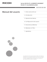 Ricoh PJ XL4540 Manual de usuario