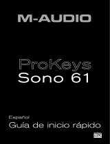 M-Audio PROKEYS SONO 61 Guía de inicio rápido