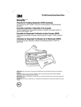 3M Versaflo ™ Powered Air Purifying Respirator PAPR Assembly TR-616N, HC Battery, BT-30 Breathing Tube, HD Belt, 1 EA/Case Instrucciones de operación