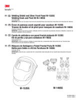 3M Versaflo™ RespM-Series Helmet Assemb Leather Shroud, Flame Resist Hlmt Cvr & Speedglas™ Weld Shield M-409SG, No ADF, 1 EA/Case Instrucciones de operación