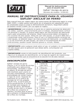 DBI SALA DBI-SALA® Saflok™ Toggle Anchor 2100101, 1 EA Manual de usuario