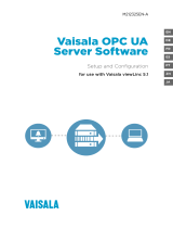 Vaisala OPC UA Server Manual de usuario