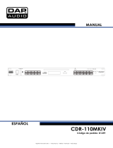 DAP Audio CDR-110 MKIV Manual de usuario