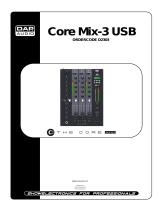 DAP CORE MIX-3 USB Manual de usuario