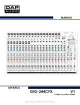 DAP Audio D2288 Manual de usuario