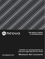 AG Neovo RX-32 Manual de usuario