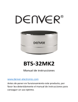 Denver BTS-32SILVERMK2 Manual de usuario