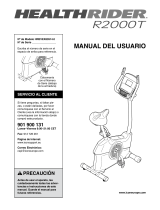 HealthRider R2000T Manual de usuario