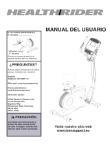 HealthRider HRIVEX75014 Manual de usuario