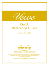Baby Lock Verve BLMVR Guia de referencia
