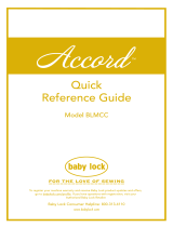 Baby Lock baby lock BLMCC El manual del propietario