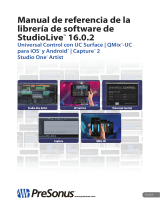 PRESONUS StudioLive 16.0.2 USB Manual de usuario