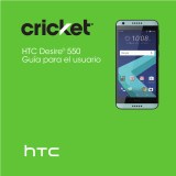HTC Desire 550 Cricket Wireless Manual de usuario