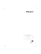 Sangean PR-D17 Manual de usuario