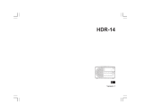 Sangean HDR-14 Manual de usuario