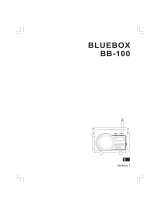 Sangean BLUEBOX (BB-100) Manual de usuario