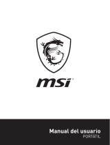 MSI GS63VR STEALTH PRO 4K (7th Gen) (GEFORCE GTX 1060) El manual del propietario
