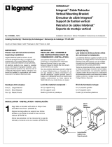 Legrand Perpendicular Mounting Bracket for Tablebox Guía de instalación
