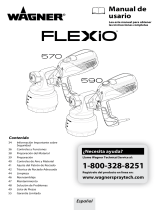 WAGNER FLEXiO 570 590 Sprayer Manual de usuario