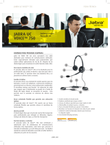 Jabra UC Voice 750 MS Mono Dark Ficha de datos