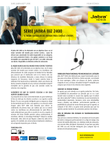 Jabra Biz 2400 Mono Headband, Noise Canceling, STD Ficha de datos