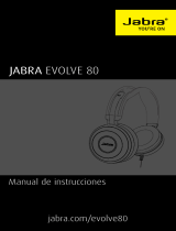 Jabra Evolve 80 MS Stereo USB-C Manual de usuario