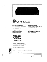 Optimus C-610SAL Manual de usuario