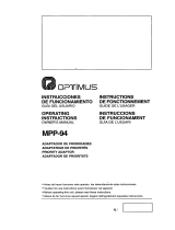 Optimus MPP-94 Manual de usuario