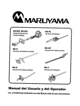 Maruyama MC269 & MC329 El manual del propietario