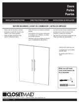 ClosetMaid Modern Door Guía de instalación