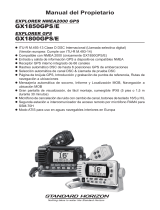 Standard Horizon GX1850GPSE GX1800GPSE El manual del propietario