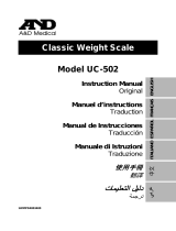 AND UC-502 Manual de usuario