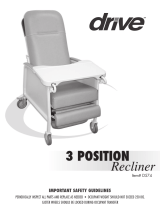Drive Medical 3-Position Recliner Bariatric El manual del propietario