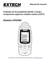 Extech Instruments VFM200 Manual de usuario