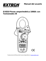 Extech Instruments EX820 Manual de usuario