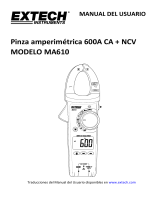 Extech Instruments MA610 Manual de usuario