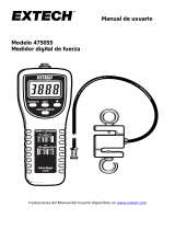 Extech Instruments 475055 Manual de usuario