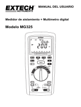 Extech Instruments MG325 Manual de usuario