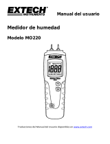 Extech Instruments MO220 Manual de usuario
