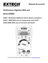 Extech Instruments EX363 Manual de usuario