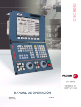 Fagor CNC 8040M Manual de usuario