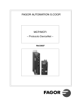 Fagor DEVICENET protocol (MCP-MCPi) Manual de usuario