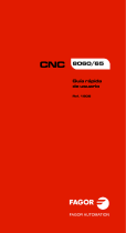 Fagor CNC 8065 for lathes Manual de usuario