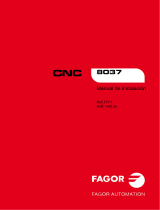 Fagor CNC 8037 for lathes Manual de usuario