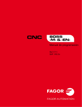 Fagor CNC 8055 Manual de usuario