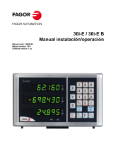 Fagor DRO 30i for EDM El manual del propietario