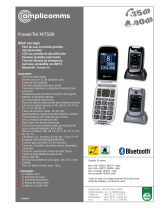 Amplicomms PowerTel M7500 Instrucciones de operación