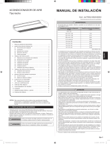 Fujitsu RYG18KRTA Guía de instalación