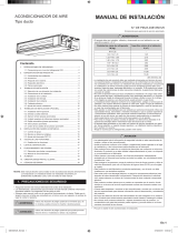 Fujitsu ARXG12KSLAP Guía de instalación
